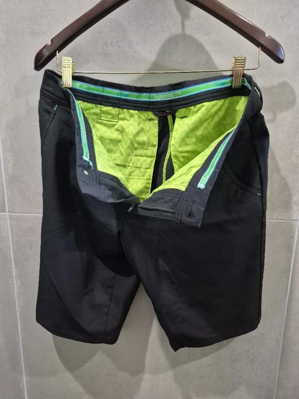 Alberto Golf Shorts Black EU 48 Men's Like New